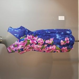 Donna Ricco womens dress size 14.  Unlined.  Princess seams and front gathering